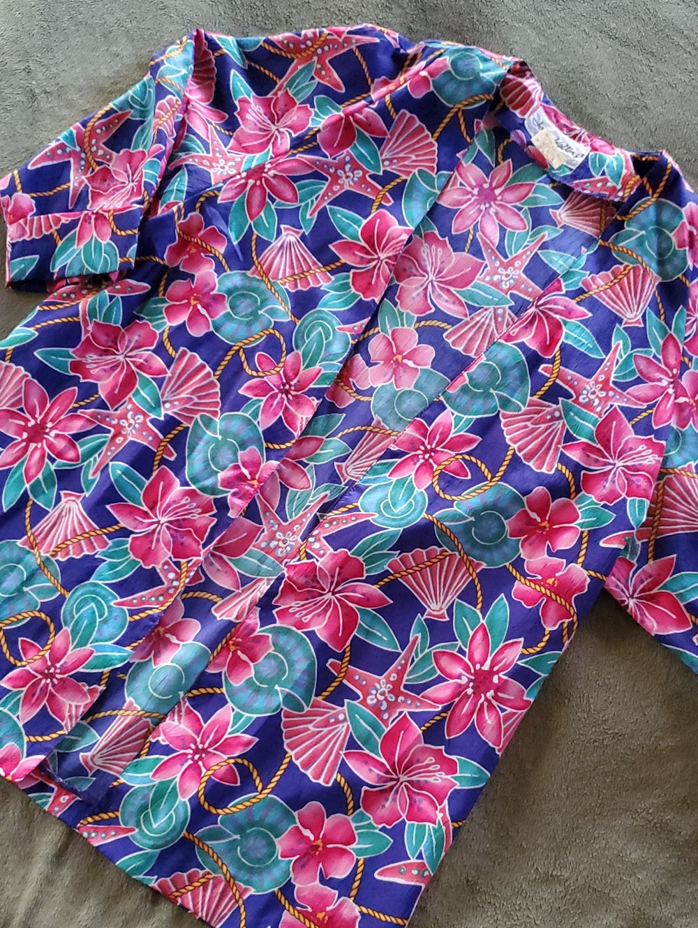 Vintage JOAN WALTERS Tropical Lightweight Jacket